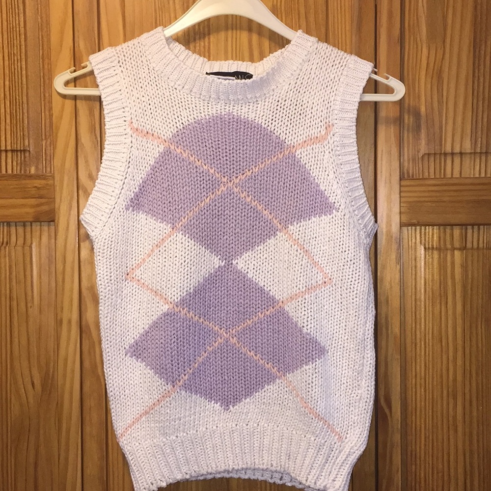 Pull over sweater vest DIRECTIONS SMALL